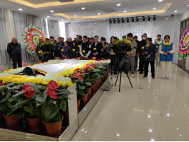 我校遗体捐献接受站为伍传尼同志举行遗体告别仪式(图2)