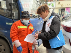 皖医学子返家乡，防痨宣传暖社区——皖南医学院红十字协会淮北志愿分队赴宝夏丽景社区开展防结核宣传活动(图3)